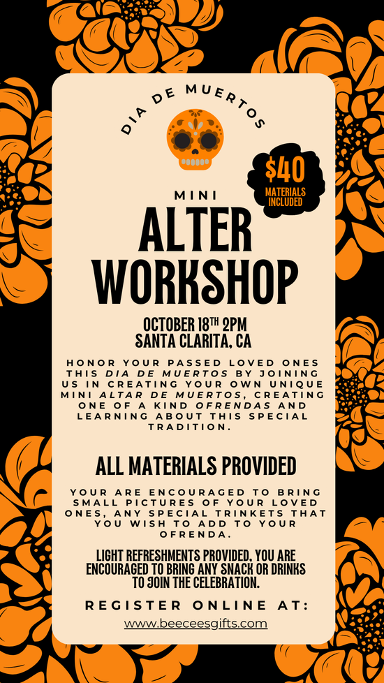 Dia de Muertos: Mini Alter Workshop 10/18/25