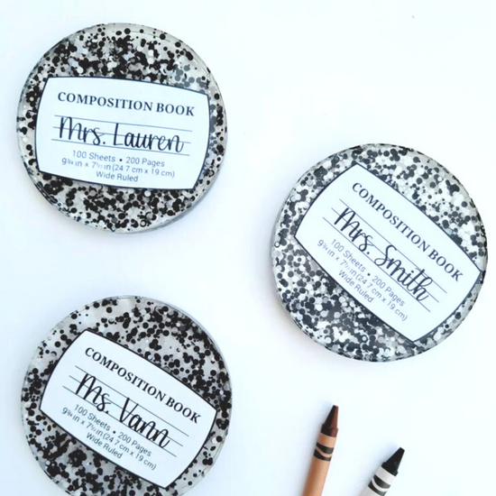 Teacher-Inspired  Coasters